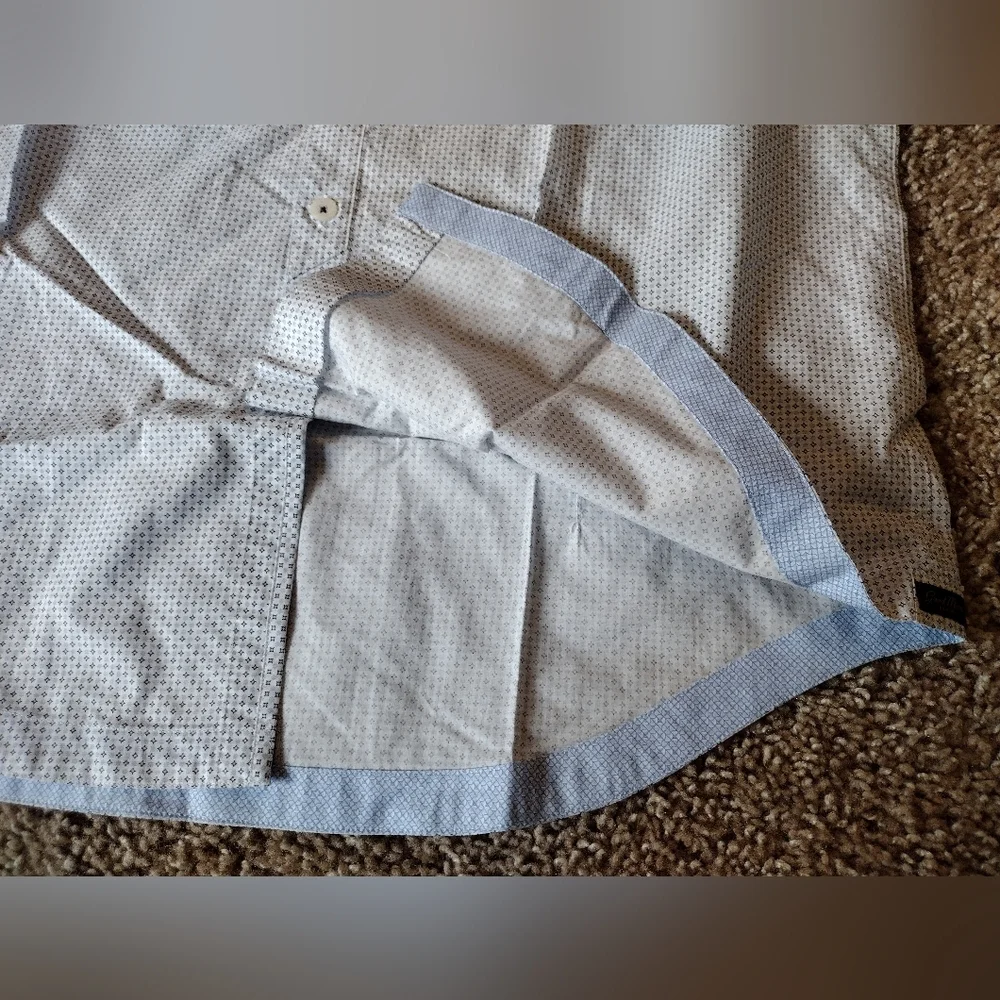 Good Man Brand Button Down Short Sleeve Shirt Medium NWOT - Picture 10 of 12